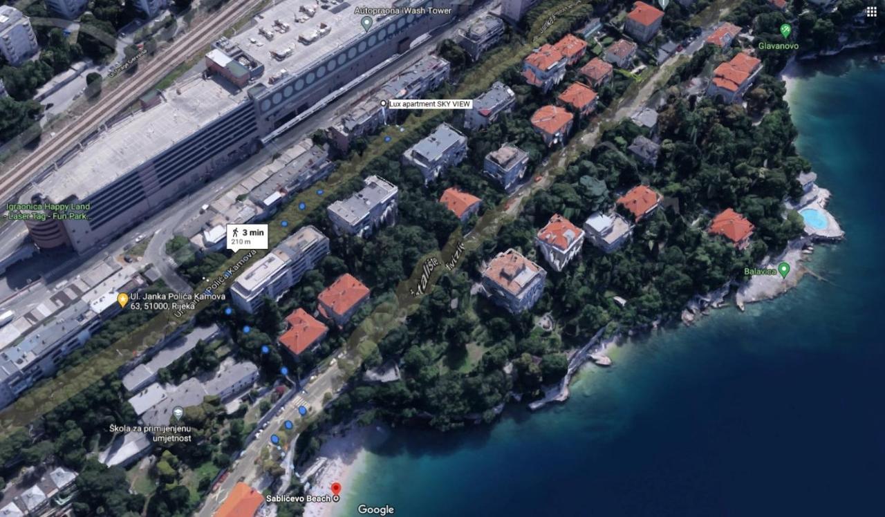 Lux Apartment Sky View Ριέκα Εξωτερικό φωτογραφία